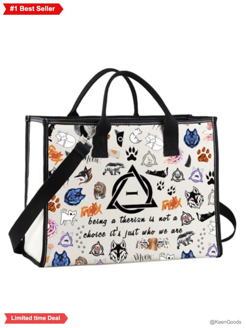 Waterproof Tote Bag Large Shoulder Bag Reusable Grocery Bag